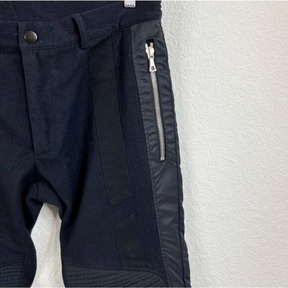 Dries Van Noten AW 14 Runway Biker Moto Zipper Wool Pants - Picture 3 of 12